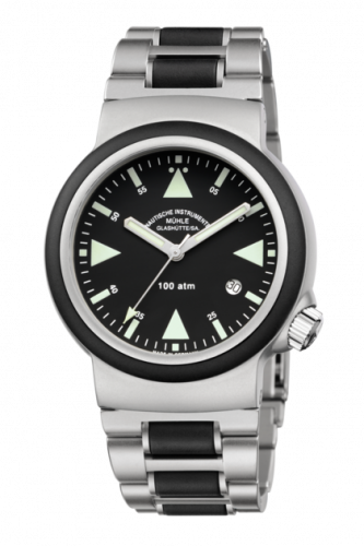 Mühle Glashütte S.A.R. Rescue Timer Black Bracelet