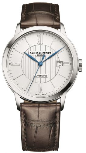 Baume & Mercier Classima Automatic 40 Stainless Steel Silver Alligator