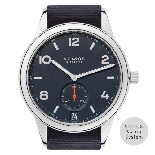 Nomos Glashütte Club Aqua Automat Datum Atlantik