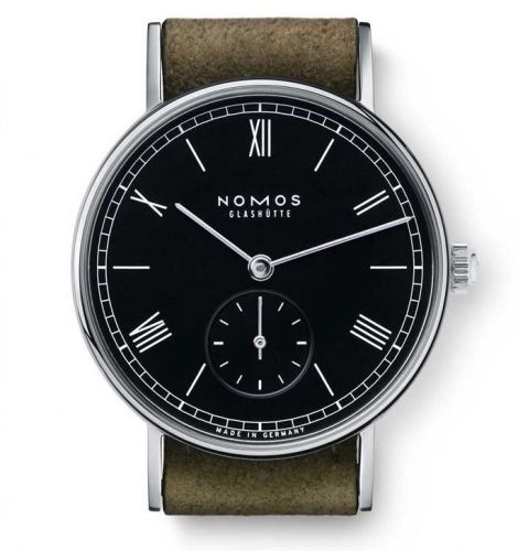 Nomos Glashütte Ludwig 33 Anthrazit Glasboden