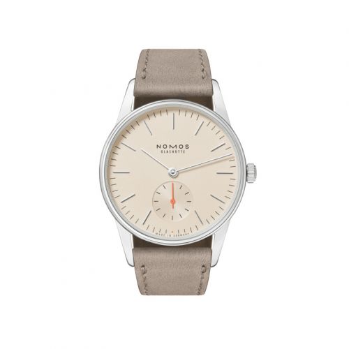 Nomos Glashütte Orion 33 Champagne Open Case Back