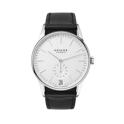 Nomos Glashütte Orion 38 Date White Open Case Back