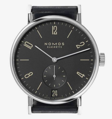 Nomos Glashütte Tangente Ruthenium Datum