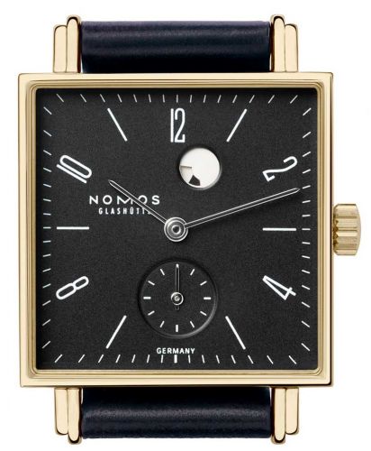 Nomos Glashütte Tetra Gold Gangreserve anthrazit