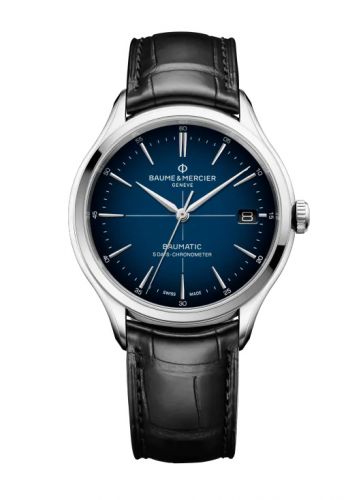 Baume & Mercier Clifton Baumatic Stainless Steel Blue Strap COSC