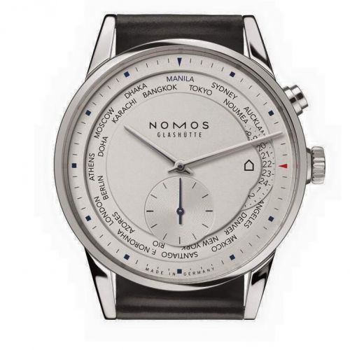Nomos Glashütte Zürich Weltzeit Manila