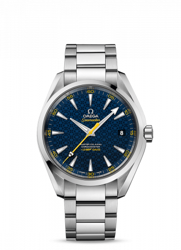 Omega Seamaster Aqua Terra 150M Master Co-Axial 41.5 Stainless Steel Blue Bracelet James Bond Spectre