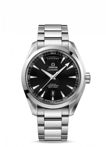 Omega Seamaster Aqua Terra 150m Co-Axial 41.5 Day-Date Stainless Steel Black