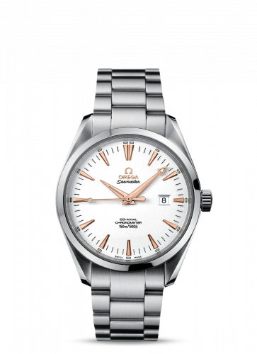 Omega Seamaster Aqua Terra 150M Co-Axial 39.2 Stainless Steel White Bracelet