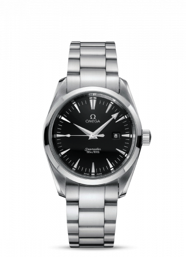 Omega Seamaster Aqua Terra 150M Quartz 36.2 Stainless Steel Black Bracelet