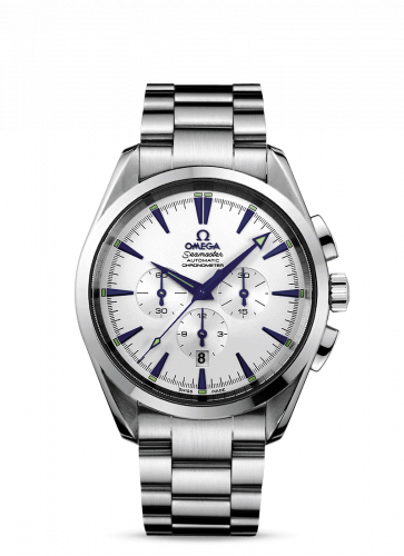 Omega Seamaster Aqua Terra 150M Automatic 42.2 Chronograph Stainless Steel Silver Bracelet