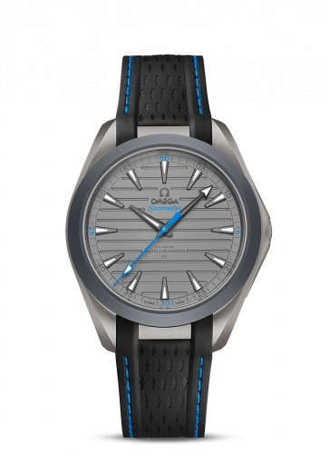 Omega Seamaster Aqua Terra 150M Master Chronometer 41 Ultra Light Titanium Grey - Blue Rubber
