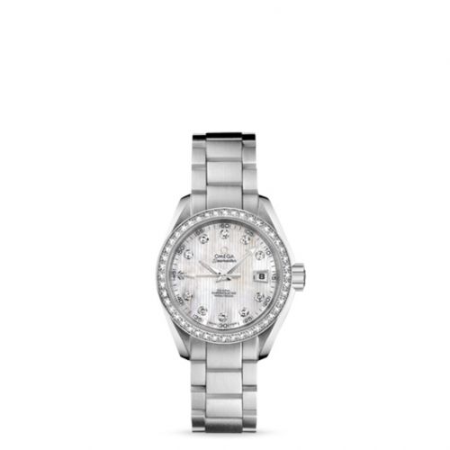 Omega Seamaster Aqua Terra 150M Co-Axial 30 Stainless Steel Diamond MOP Bracelet