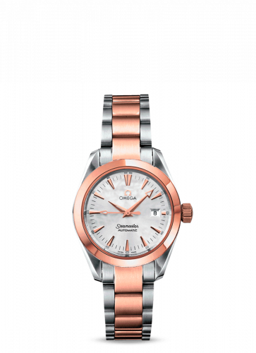 Omega Seamaster Aqua Terra 150M Automatic 29.2 Stainless Steel Red Gold MOP Bracelet