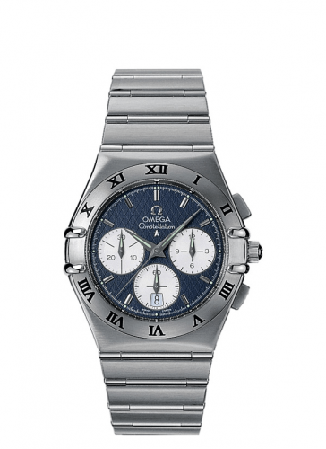 Omega Constellation Quartz 39 Chronograph Stainless Steel Grey