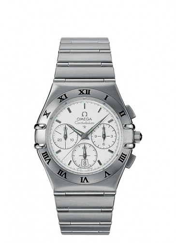 Omega Constellation Quartz 39 Chronograph Stainless Steel Silver