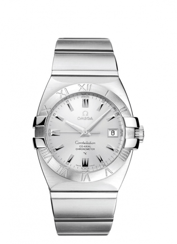 Omega Constellation Co-Axial 35 Double Eagle Stainless Steel Silver
