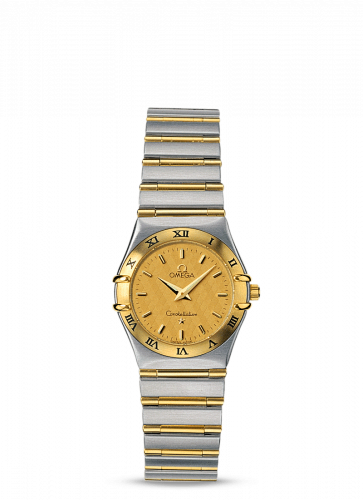Omega Constellation Quartz 25.5 '95 Stainless Steel Yellow Gold Champagne