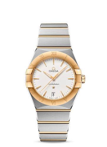 Omega Constellation Quartz 36 Stainless Steel Yellow Gold Silver Bracelet