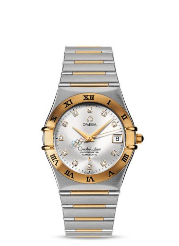 Omega Constellation Automatic 36 Stainless Steel Yellow Gold Beijing Olympics 2008