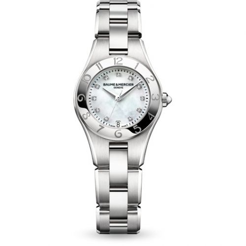 Baume & Mercier Linea 27mm Quartz MOP Bracelet