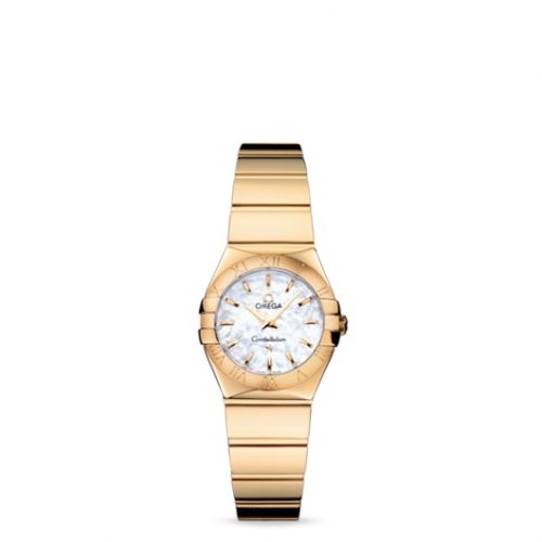 Omega Constellation Quartz 24 Polished Yellow Gold MOP
