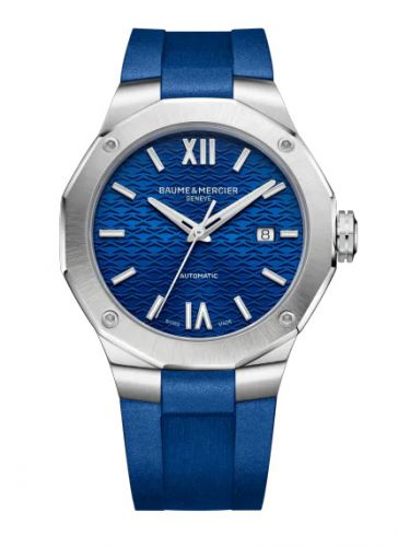 Baume & Mercier Riviera 42 Stainless Steel Blue Rubber