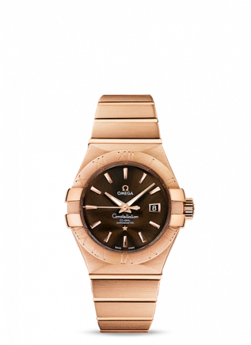 Omega Constellation Co-Axial 31 Red Gold Brown