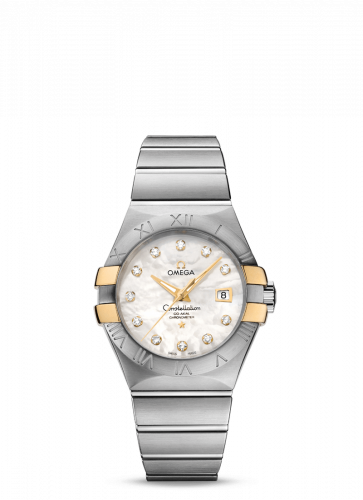Omega Constellation Co-Axial 31 Stainless Steel Yellow Gold Claws MOP