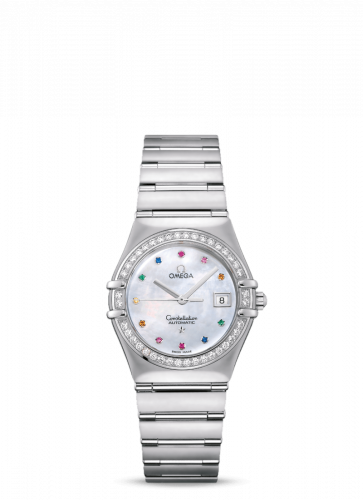 Omega Constellation Automatic 27.5 My Choice Stainless Steel Diamond MOP Iris