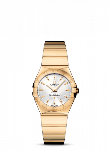 Omega Constellation Quartz 27 Polished Yellow Gold Silver