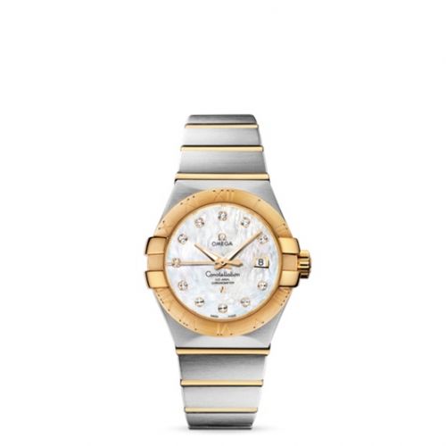 Omega Constellation Co-Axial 31 Stainless Steel Yellow Gold MOP