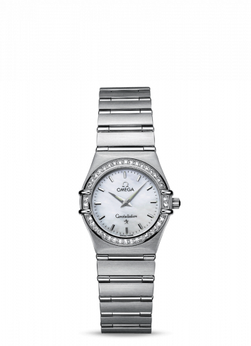 Omega Constellation Quartz 25.5 '95 Stainless Steel Diamond MOP