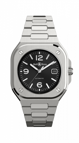 Bell & Ross BR 05 Stainless Steel Black Bracelet