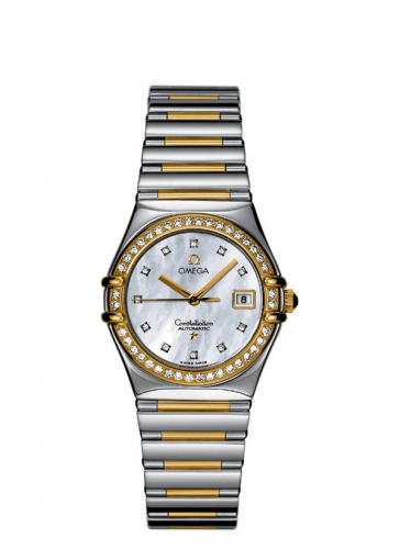 Omega Constellation Automatic 27.5 My Choice Stainless Steel Yellow Gold MOP
