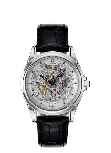 Omega De Ville Co-Axial 37.5 White Gold Skeleton