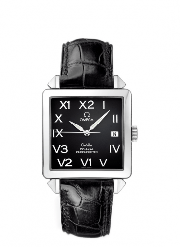 Omega De Ville Byzantium Co-Axial 33.4 Co-Axial Stainless Steel Black