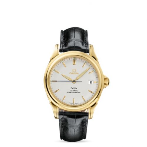 Omega De Ville Co-Axial 37.5 Yellow Gold Silver