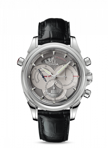 Omega De Ville Co-Axial 41 Chronoscope Rattrapante Platinum Grey