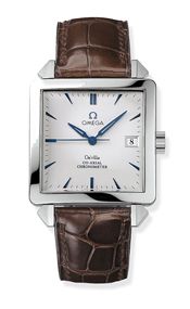 Omega De Ville Byzantium Co-Axial 33.4 Co-Axial Stainless Steel White Almada
