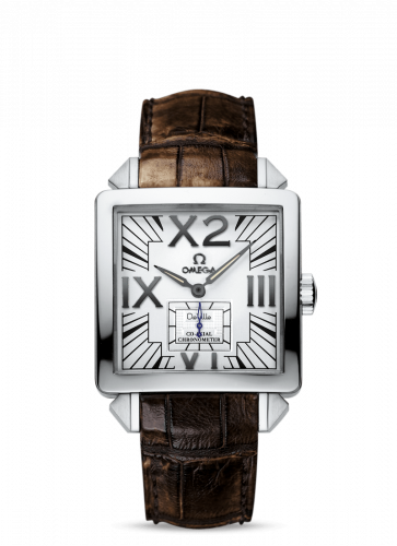 Omega De Ville X2 Co-Axial 35 Small Seconds White Gold White