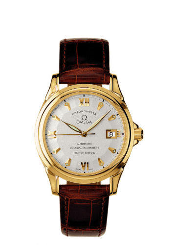 Omega De Ville Co-Axial 37.5 Yellow Gold Silver LTD