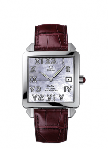 Omega De Ville Byzantium Co-Axial 33.4 Co-Axial Stainless Steel Blue MOP