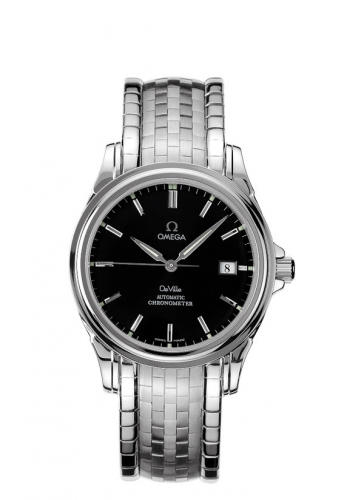 Omega De Ville Co-Axial 37.5 Stainless Steel Black Bracelet