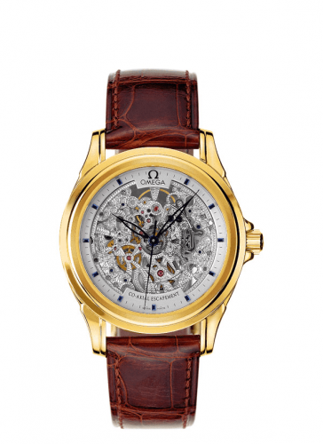 Omega De Ville Co-Axial 37.5 Yellow Gold Skeleton