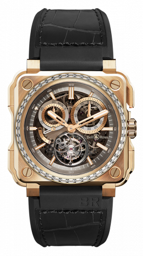 Bell & Ross BR-X1 Tourbillon Chronograph Rose Gold Diamonds