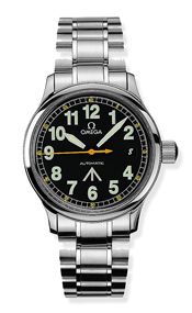 Omega Dynamic III Date Stainless Steel Black Bracelet Japan