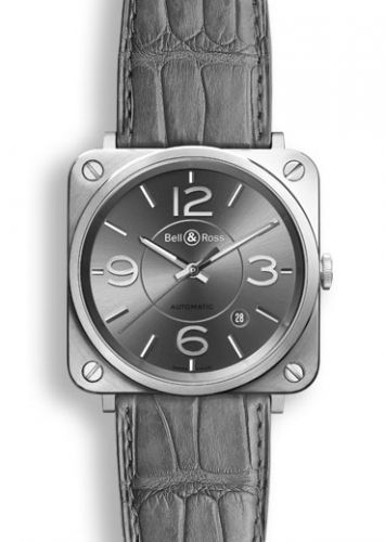 Bell & Ross BR S Officer Ruthenium