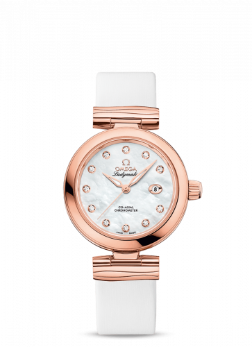 Omega LadyMatic Co-Axial 34 Sedna Gold MOP