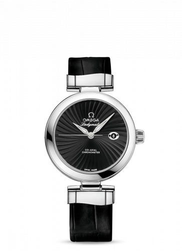 Omega LadyMatic Co-Axial 34 Stainless Steel Black